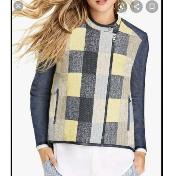 Bcbgmaxazria Jakob Asymmetrical Blazer Large - Picture 3 of 8